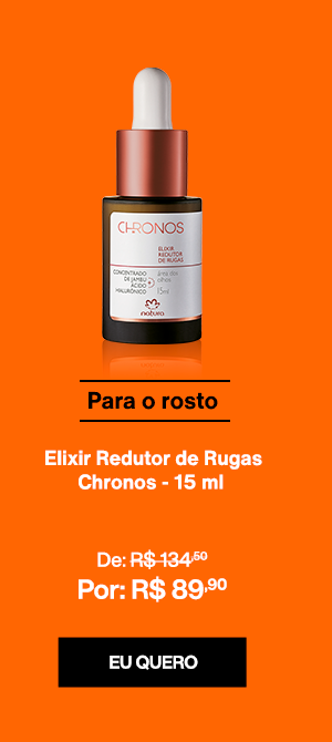 Para o rosto: Elixir Redutor de Rugas Chronos - 15 ml