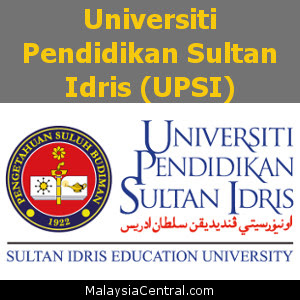 Click on a programme name for full details. Universiti Pendidikan Sultan Idris Upsi