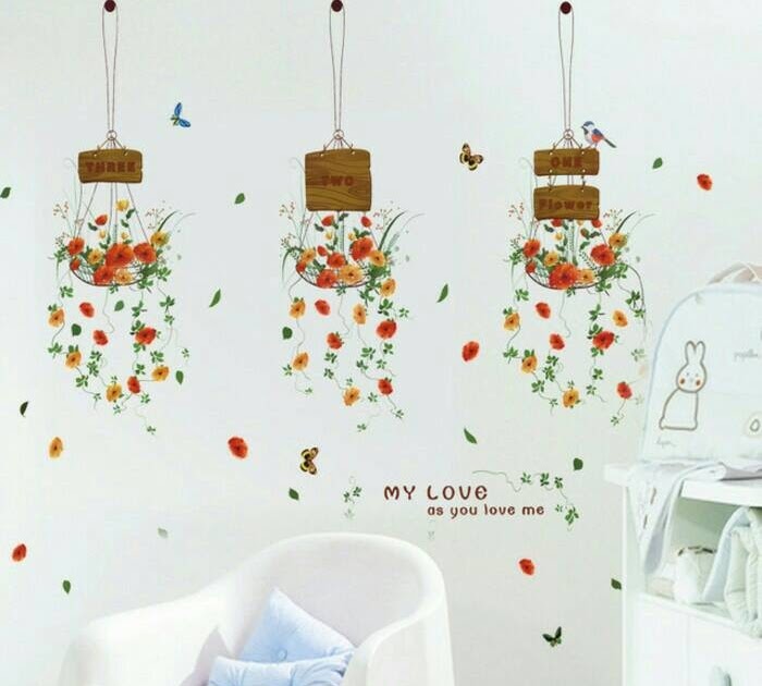 Paling Baru Bahan Stiker Dinding Yang Dapat Dilepas Tempel 