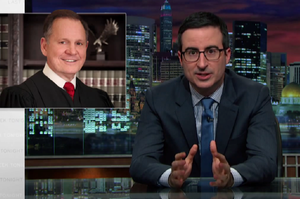 John Oliver digs into the "horrifying spectacle" of judicial elections