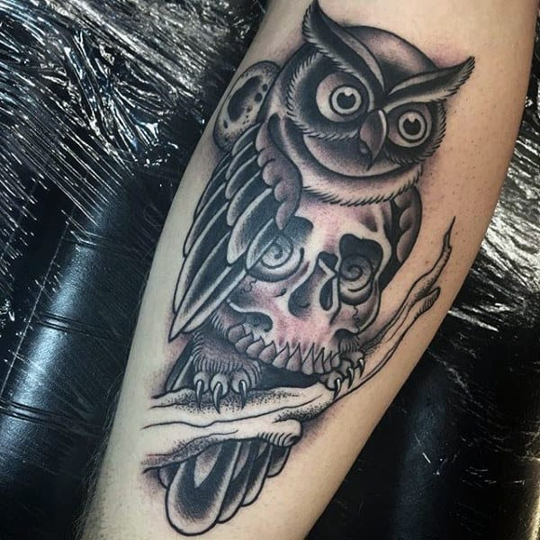 Wow 23 Gambar  Tato  Keren Burung  Hantu 