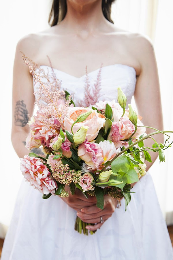 pink bouquets