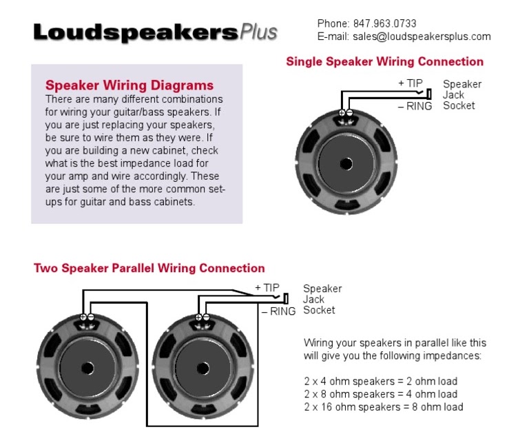 Swap Diagram Get 2 Ohm Speaker Wiring Diagrams Using 4 8 Ohm Speakers Pics