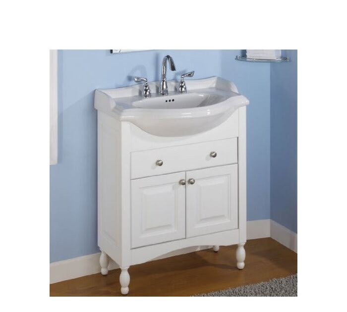 Narrow Depth Bathroom Vanity Less Than 16 Bathroom