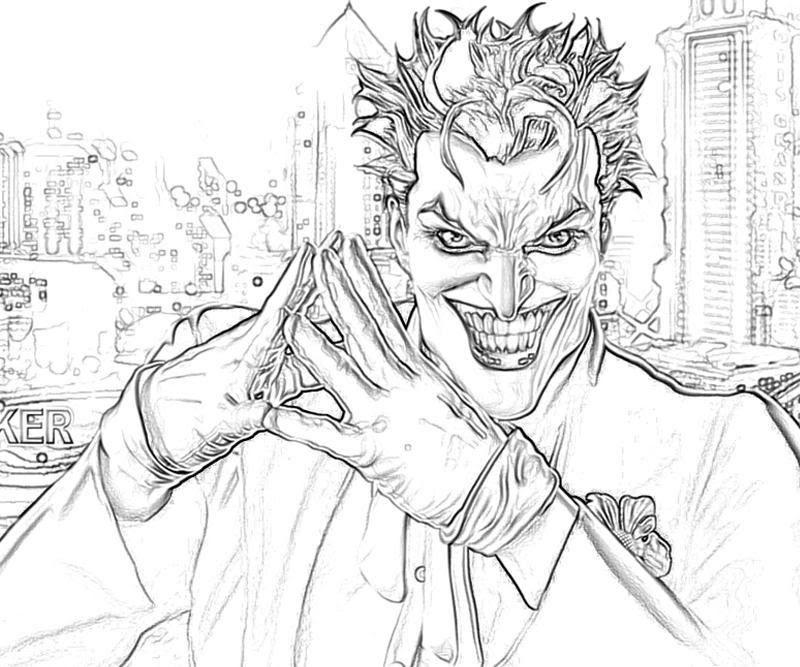 Coloring Pages Of Joker Coloring Page
