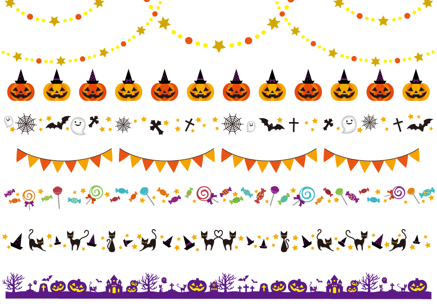 美しい花の画像 ロイヤリティフリーハロウィン イラスト ライン