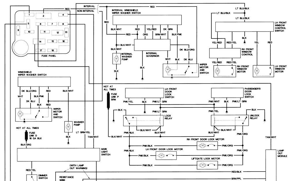 1990 Ford Bronco Wiring Diagram - Wiring Diagram Schema