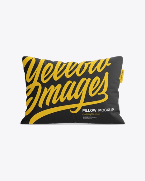 Download Rectangular Pillow PSD Mockup Front View