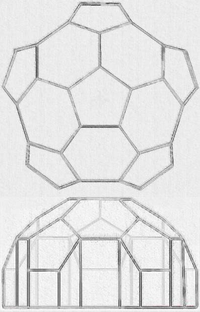 Stitch and glue geodesic dome Plan make easy to build boat
