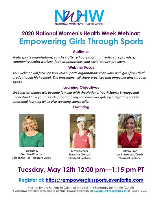 Empowering Girls Through Sports Webinar