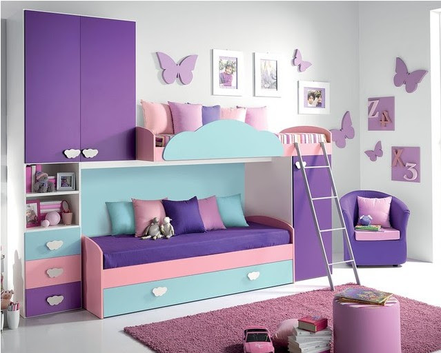 Desain Kamar  Tidur  Anak  Perempuan Nunasa Pelangi