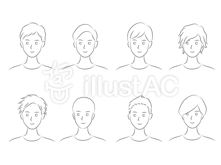 いろいろ 髪型 イラスト 男子 男子 髪型 種類 イラスト Apixtursaedpcor