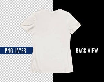 Download Transparent PNG Blank White Back T-Shirt Apparel Design ...