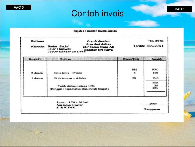 Contoh Invoice Cukai - Contoh Gi