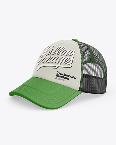 Download Free Trucker Cap Mockup (PSD) - Download Free Trucker Cap ...