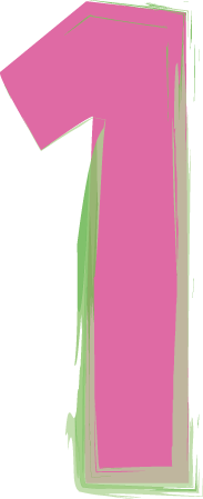 Hd限定イラスト 数字 1 美しい花の画像