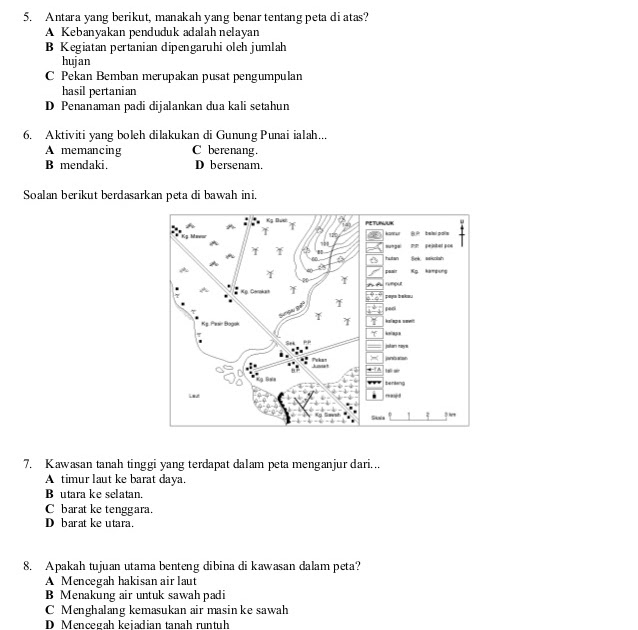 Soalan Peperiksaan Awal Tahun Geografi Tingkatan 3 - Helowinx