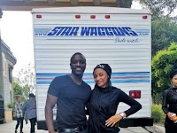   Hotunan Rahama Sadau Tare Da Akon A Los Angeles