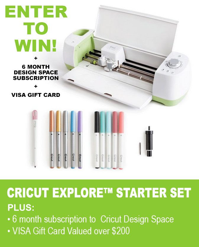 Just can't wait to spread the cheer? Win A Cricut Explore Bundle And A Big Ol Visa Gift Card The V Spot