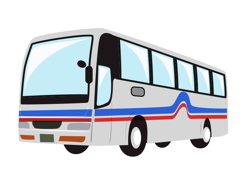 綺麗な観光バス イラスト 無料 無料イラスト集