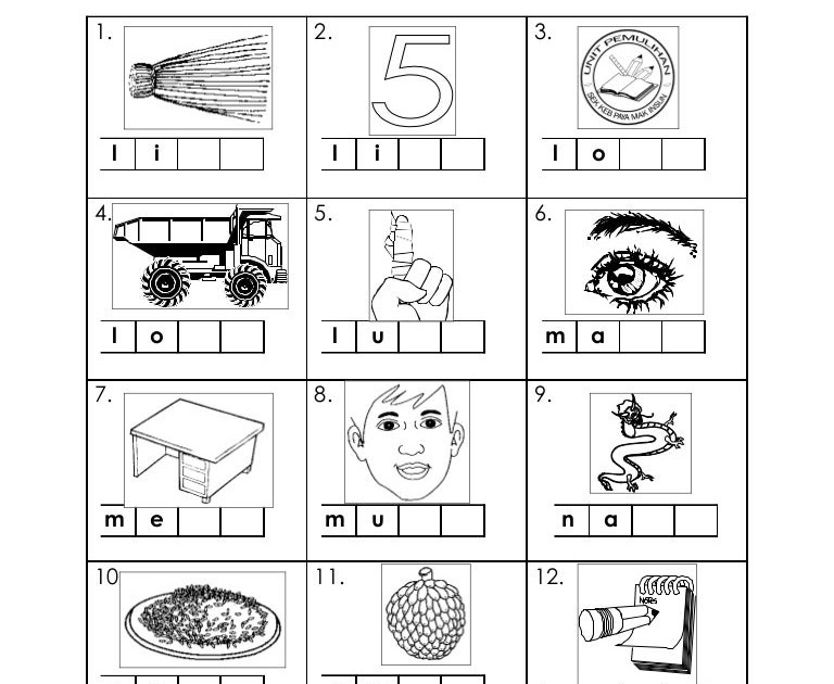 Contoh Soalan Jawi Pra Sekolah - Soalan c