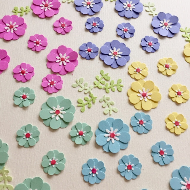 最新ペーパークラフト 花 平面 最高の花の画像