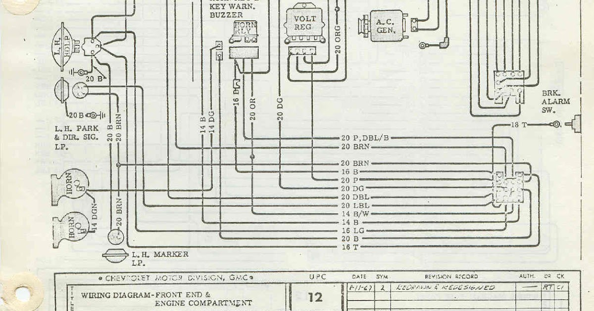 1967 chevelle ignition wiring diagram