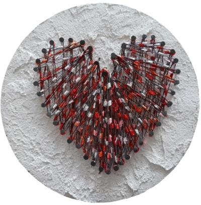 8,69 € 8,69 € lieferung bis morgen, 15. Herz Zum Valentinstag Aus Nagel Und Faden Basteln Rund Ums Jahr