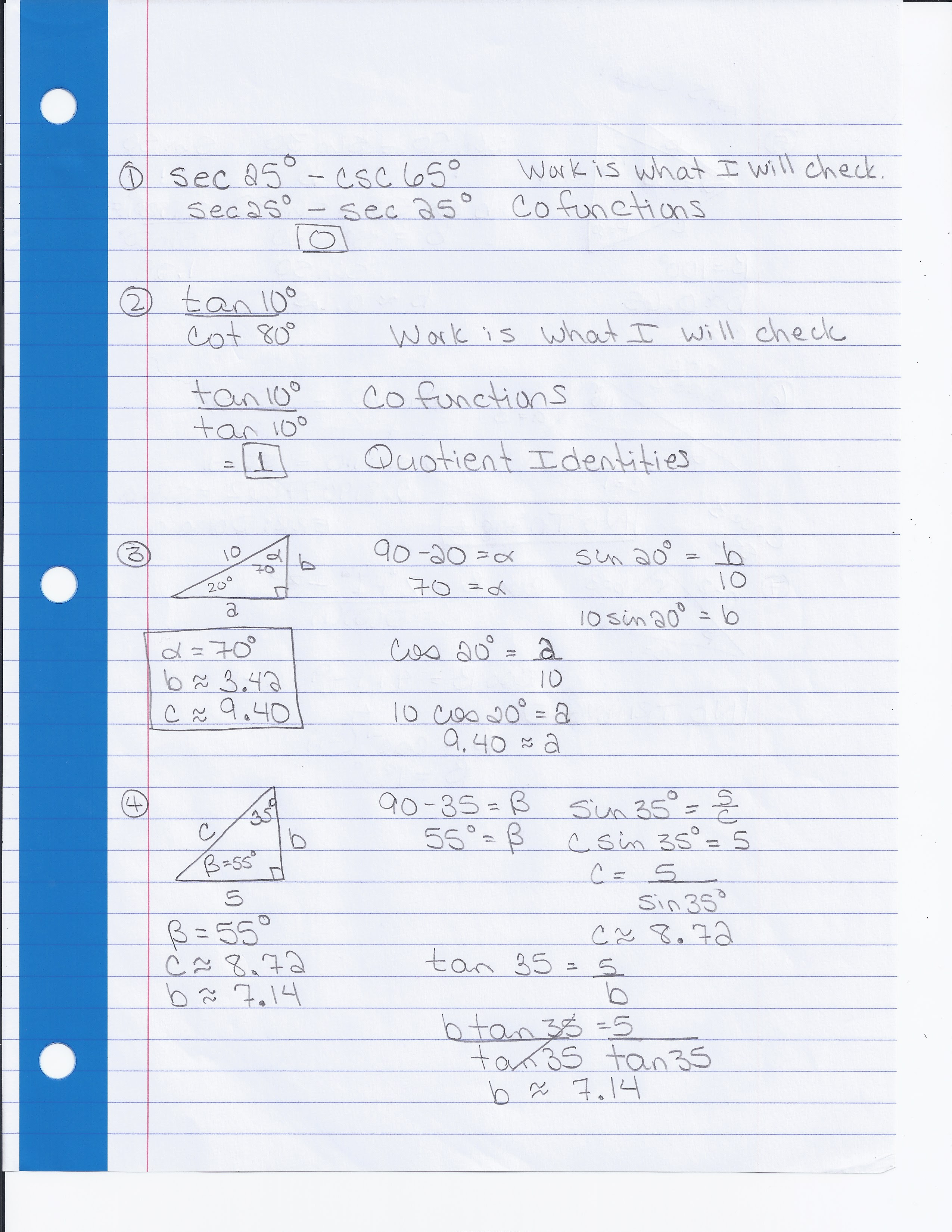 *if c^2 = a^2 + b^2, then it is a right triangle. Unit 3 Right Triangle Trig Law Of Sines And Cosines Mrs Anita Koen