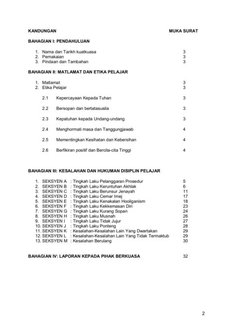 Keberatan diajukan secara tertulis kepada atasan pejabat yang berwenang menghukum dengan memuat alasan keberatan dan tembusannya disampaikan kepada pejabat yang berwenang menghukum. Panduan Disiplin Pelajar 2020 Edisi Pelajar Flip Ebook Pages 1 33 Anyflip Anyflip