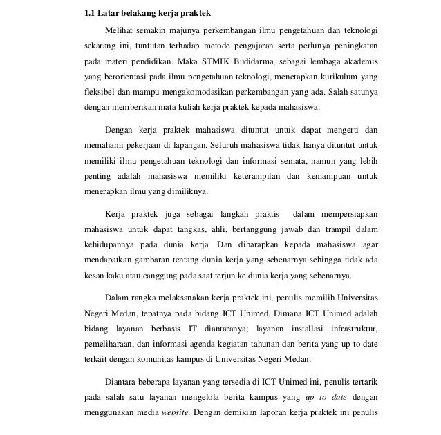 Contoh Format Laporan Pkl Smk - Contoh 193