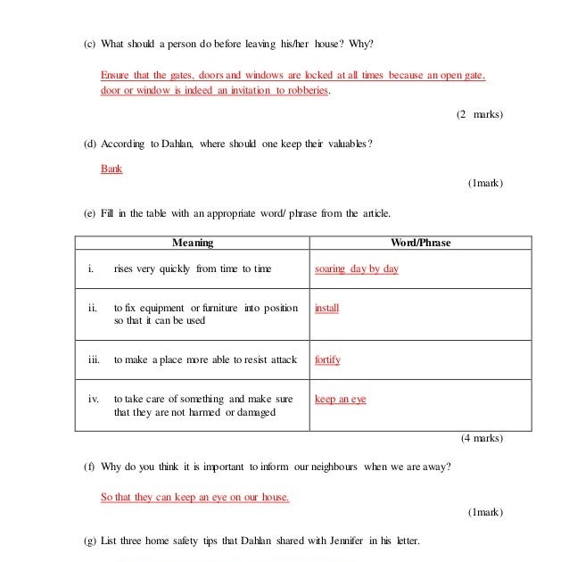 Soalan Novel Tingkatan 2 - Contoh KR