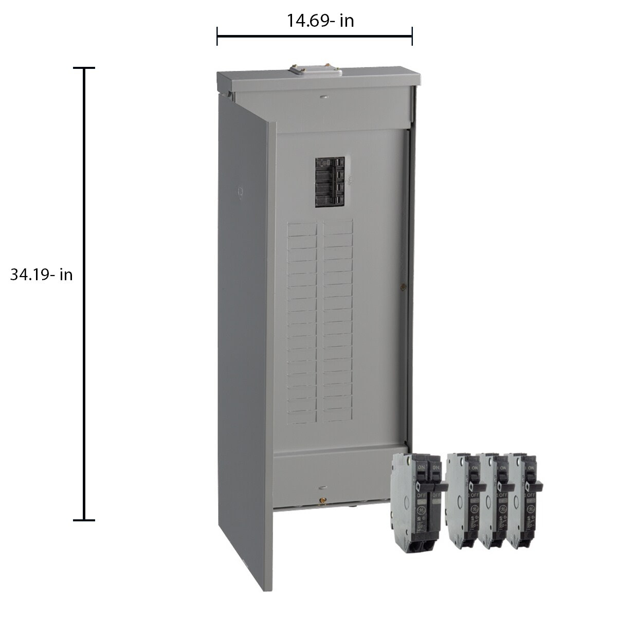 This unit is ansi certified and ul listed with a maximum 25,000 air. Ge Powermark Gold 200 Amp 32 Spaces 40 Circuit Main Breaker Load Center Value Pack In The Breaker Boxes Department At Lowes Com