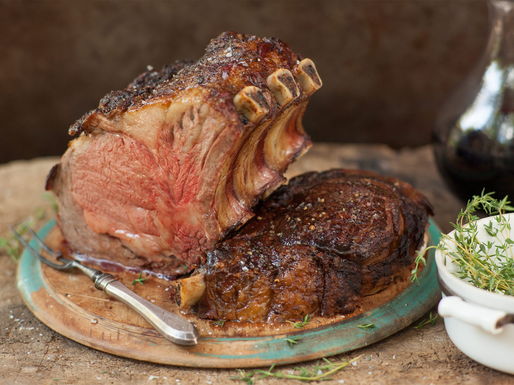 Prepare side dishes that pair with the succulent, rich, meaty flavor of prime rib. Recipe Herbed Prime Rib Roast Whole Foods Market