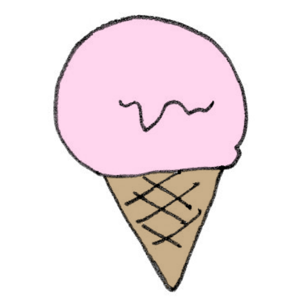 アイス クリーム イラスト かわいい コレクション イメージ ベスト