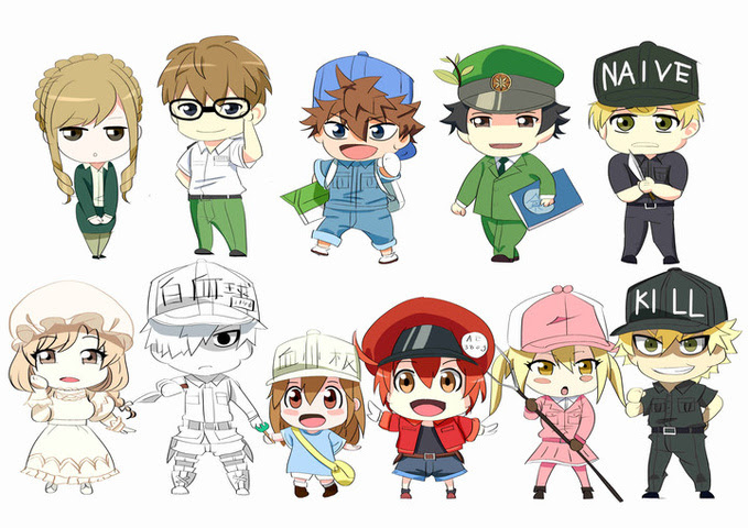 印刷可能 はたらく 細胞 イラスト かわいいフリー素材集 いらすとや