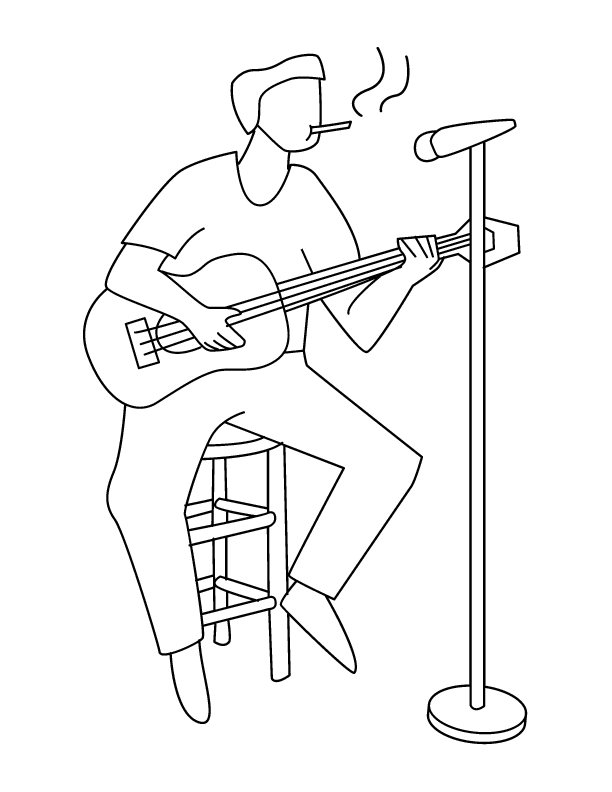 Download 44+ Singers Coloring Pages PNG PDF File - Download All Free
