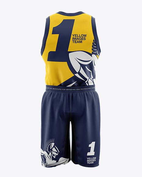 Download Download Psd Mockup Apparel Back View Basketball Clothes ...