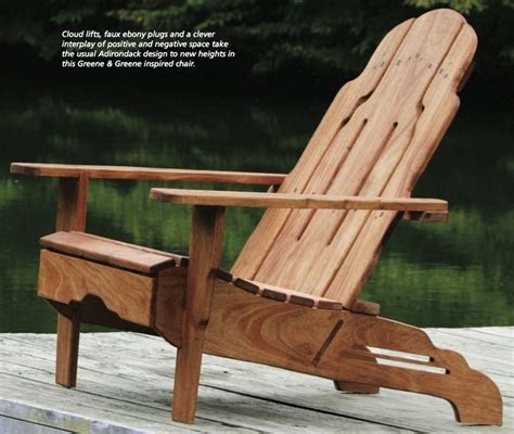 Double Adirondack Chair With Center Table Plans Popular 