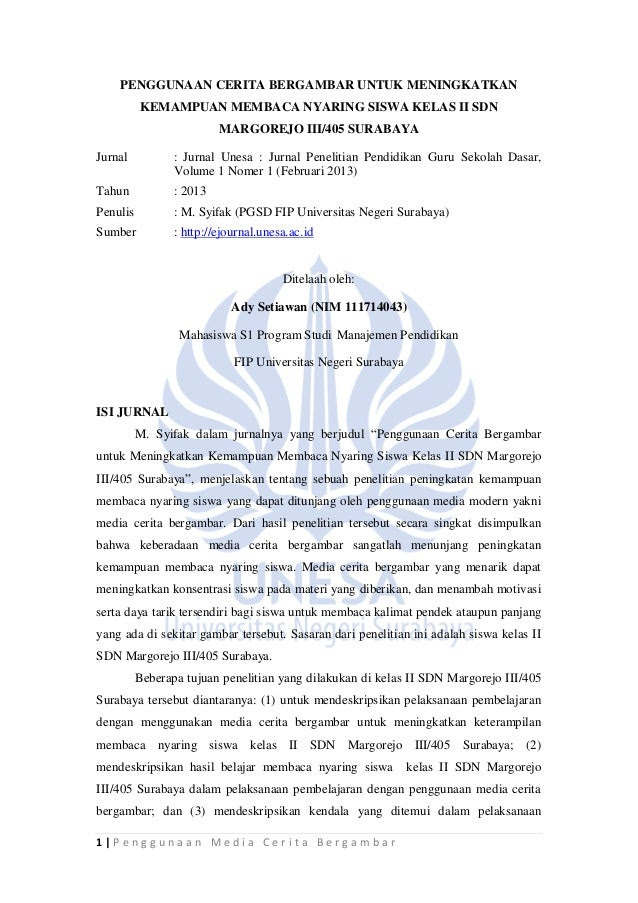 Contoh Review Jurnal Internasional - Fontoh