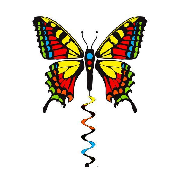 Hier findet ihr eine vielzahl von themen zu unseren gutscheinen, die ihr kostenlos erstellen und. Windspiel Hangend Schmetterling 20 X 90 Cm Bunt
