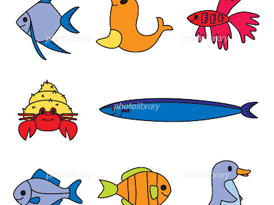 【人気ダウンロード！】 海の生き物 イラスト 可愛い 732138-海の生き物 イラスト 可愛い