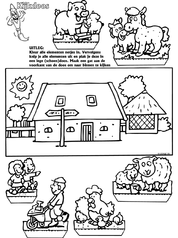 Kijkdoosfiguren printen / goedkoop online printen printen op hoge kwaliteit (digitaal drukwerk). Boerderij Kijkdoos Knutselpagina Nl Knutselen Knutselen En Nog Eens Knutselen