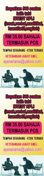 Contoh Soalan Insak Perguruan - Selangor q