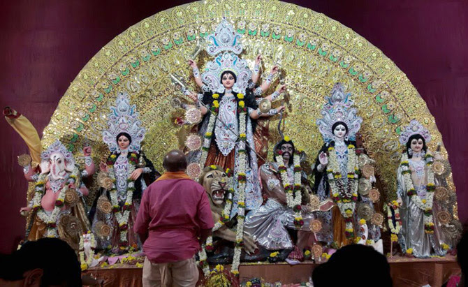 Durga idol