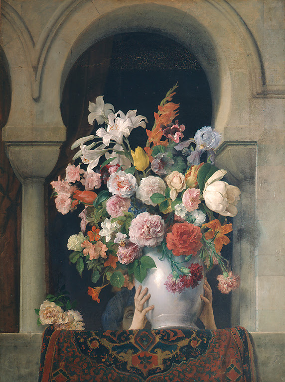 Campo fiori fiore maggio soluzioni alternative. Vaso Di Fiori Sulla Finestra Di Un Harem Di Francesco Hayez Ado Analisi Dell Opera