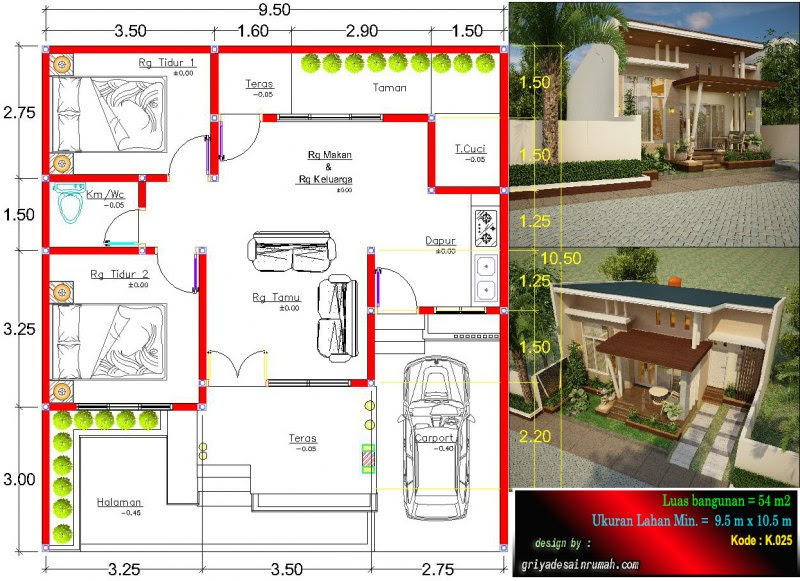 Berikut Ukuran Besi Untuk Tiang Rumah 1 Lantai, Paling ...