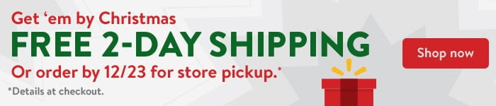 Free 2-Day shipping on items you need in a hurry