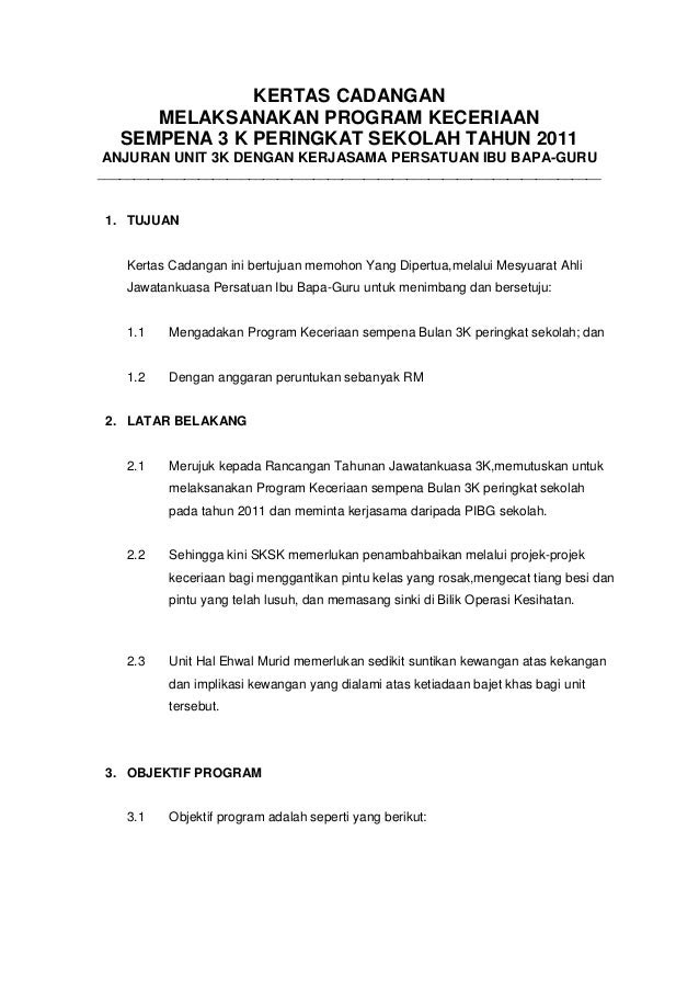 Contoh Surat Rasmi Format Pt3 - Cangkruk d