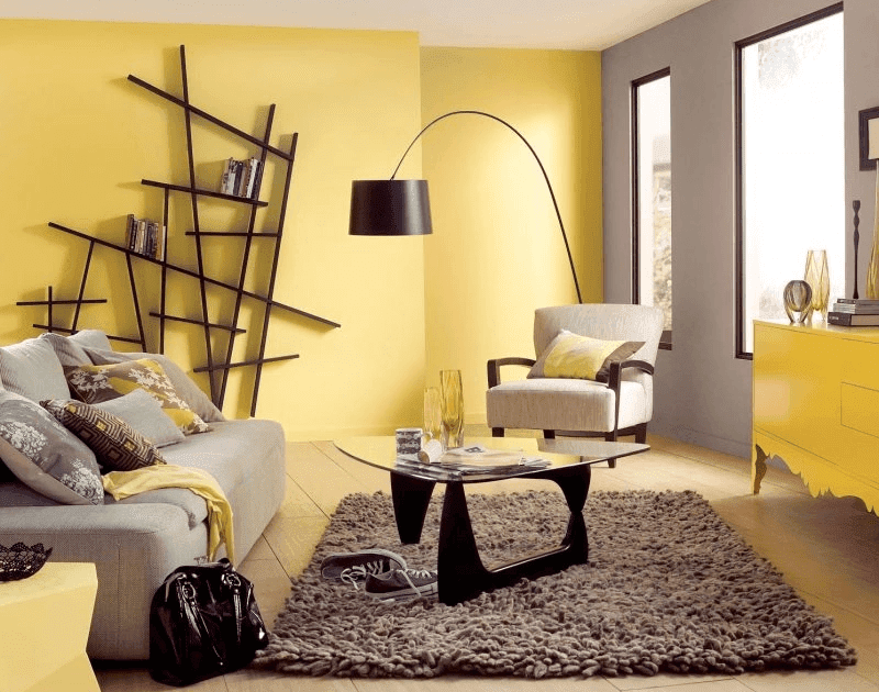 Modern Living Room With Yellow Walls : Https Encrypted Tbn0 Gstatic Com